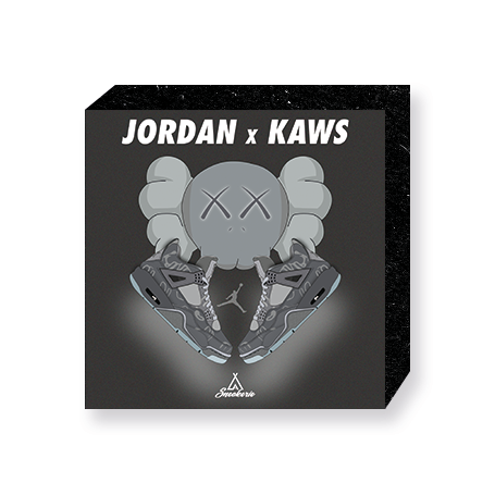 Air Jordan 4 Retro Kaws Print | La Sneakerie