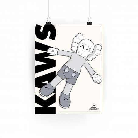 Poster Kaws | La Sneakerie