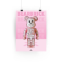 Poster Bearbrick Cote Escriva | La Sneakerie