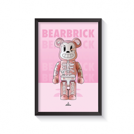 Cadre Bearbrick Cote Escriva | La Sneakerie