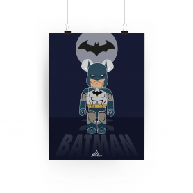 Poster Bearbrick Batman Poster Bearbrick Batman | La Sneakerie