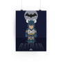 Poster Bearbrick Batman | La Sneakerie