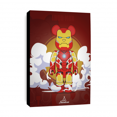 Leinwand Bearbrick Iron Man | La Sneakerie