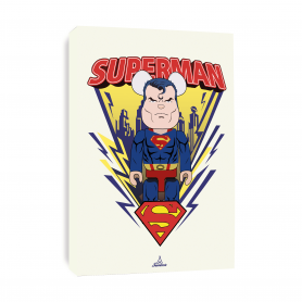 Leinwand Bearbrick Superman Leinwand Bearbrick Superman | La Sneakerie