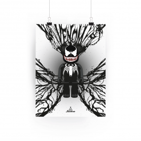 Bearbrick Venom Poster Poster Bearbrick Venom | La Sneakerie