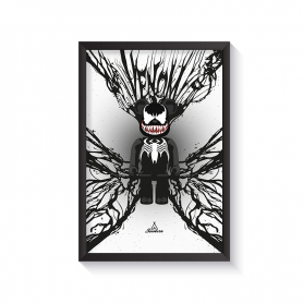 Rahmen Bearbrick Venom Cadre Bearbrick Venom | La Sneakerie