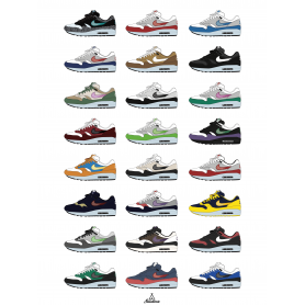 Poster collection Nike Air Max 1 La Sneakerie