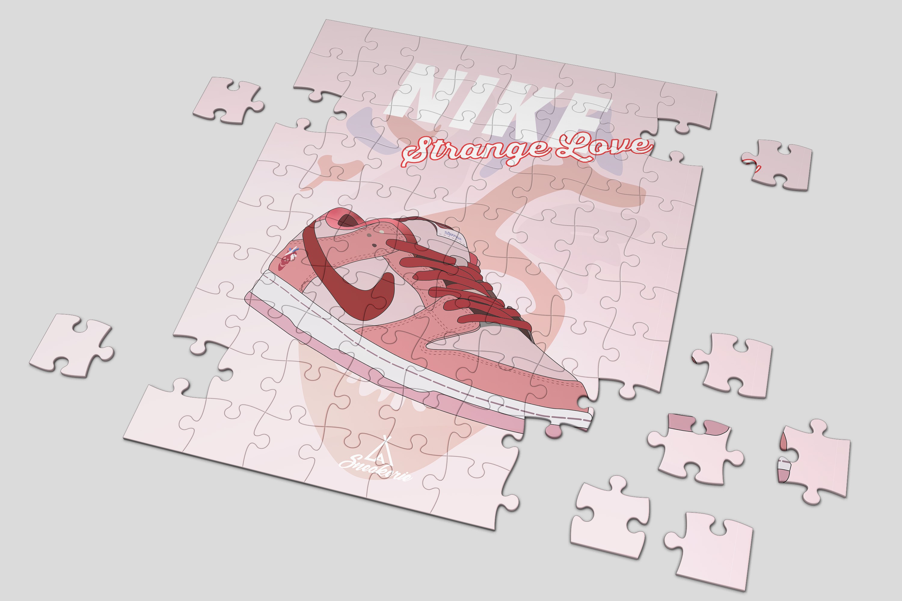 Puzzle Nike SB Dunk Low X Strange Love La Sneakerie