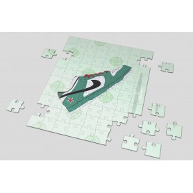 Nike Dunk Low Heineken Puzzle Puzzle Nike Dunk Low Heineken | La Sneakerie