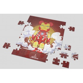 Puzzle Bearbrick Iron Man Puzzle Bearbrick Iron Man | La Sneakerie