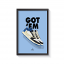 Cadre Nike Got'Em AJ 1 Travis Scott | La Sneakerie