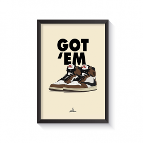 Rahmen Nike Got'Em AF 1 Travis Scott Rahmen Nike Got'Em AF 1 Travis Scott | La Sneakerie