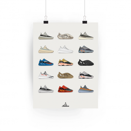 Poster collection Yeezy | La Sneakerie