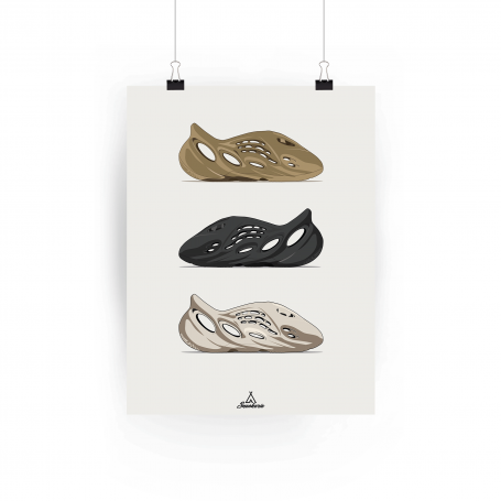 Poster collection Yeezy Foam Runner | La Sneakerie