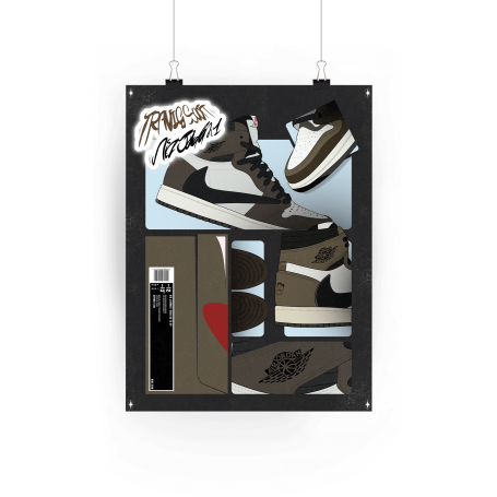 Travis Scott High Poster | La Sneakerie