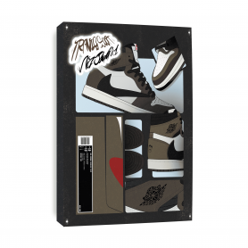 Leinwand Travis Scott High Tableau Travis Scott High | La Sneakerie