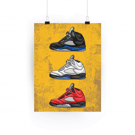 Poster collection Air Jordan 5 | La Sneakerie