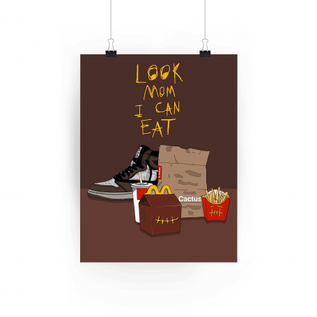 Air Jordan 1 High X Mc Do Poster | La Sneakerie