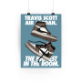 Poster Air Jordan Travis Scott "The Highest in the room" | La Sneakerie