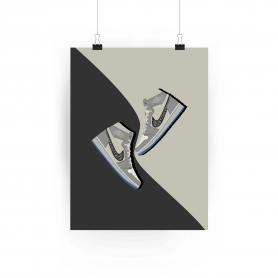 Air Jordan 1 high X Dior Poster Poster Air Jordan 1 high X Dior | La Sneakerie