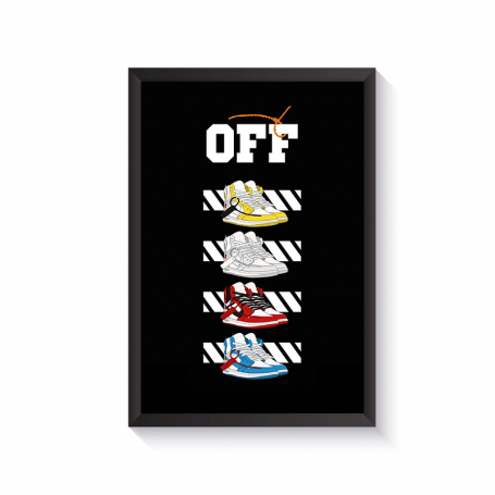 Cadre collection Air Jordan 1 High "Off White" | La Sneakerie