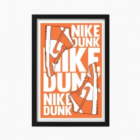 Rahmen Nike AJ1 Dunk Orange Rahmen Nike AJ1 Dunk Orange | La Sneakerie