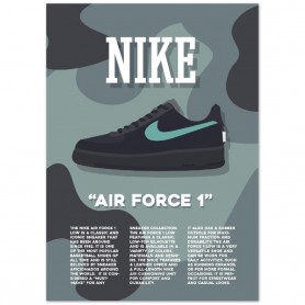Nike Air Force 1 Poster Poster Nike Air Force 1 | La Sneakerie