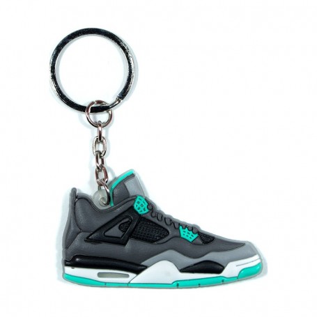 Porte-Clés Silicone Air Jordan 4 Green Glow | La Sneakerie