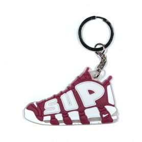 Porte-Clés Silicone Air Uptempo Supreme Porte-Clés Silicone Air Uptempo Supreme | La Sneakerie