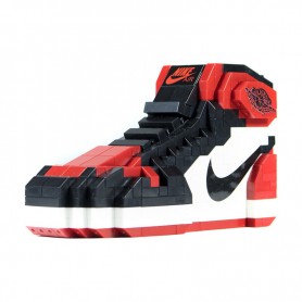 Air Jordan 1 Bred Toe Brick Toy | La Sneakerie